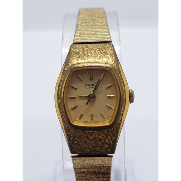 Seiko women\'s watch. gold face. 4N01-5021 R, 642548 main image 8